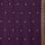 Purple silk blend embroidered saree with sequins work