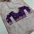 Lavender silk blend embroidered saree with thread work