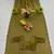 Olive silk blend embroidered saree with sequins work