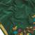 Green silk blend printed saree with zari work