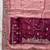 Onion pink tissue embroidered saree with thread work