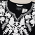 Black embroidered cotton short kurti 