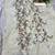 Off white organza embroidered saree