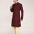 Men's solid pure cotton straight kurta