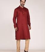 Men’s premium pure cotton straight kurta