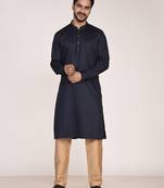 Men’s premium pure cotton straight kurta