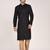 Men's self embossed designer cotton kurta