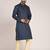 Men's self embossed designer cotton kurta
