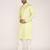 Men's self embossed cotton straight kurta
