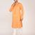 Men's self embossed cotton straight kurta