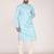 Men's self embossed cotton straight kurta