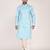 Men's self embossed cotton straight kurta