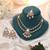 White color kundan necklace set