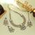 White color kundan necklace set