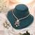 White color kundan necklace set