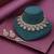 White color kundan necklace set
