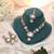 White color kundan necklace set