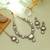 White color kundan necklace set