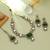 Green color kundan necklace set