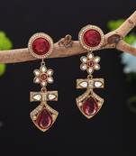 Rani color american diamond earrings