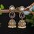 Purple color american diamond earrings