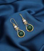 Green color amrapali earrings