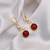 Maroon color amrapali earrings