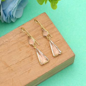 White color amrapali earrings 1