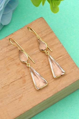 White color amrapali earrings