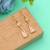 White color amrapali earrings