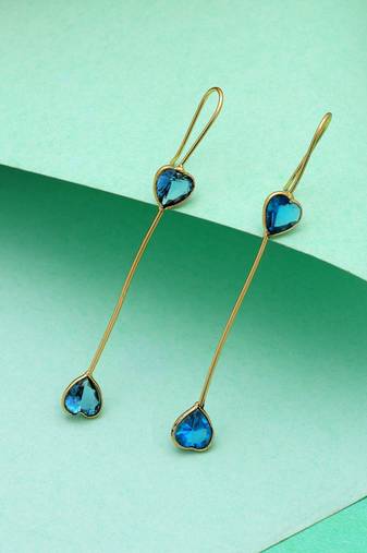 Turquoise blue color amrapali earrings