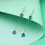 Turquoise blue color amrapali earrings