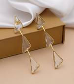 White color amrapali earrings