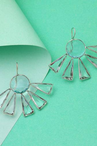 White color amrapali earrings