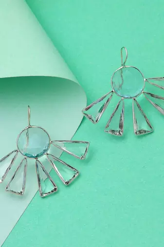 White color amrapali earrings