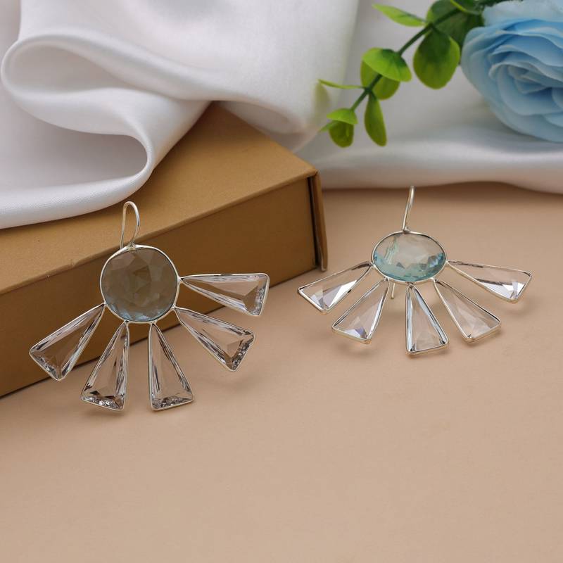 White color amrapali earrings