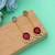 Maroon color amrapali earrings