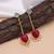 Maroon color amrapali earrings