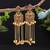 Rani color long kasmiri earrings