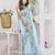 SKYBLUE linen silk blend saree for festive & party wear