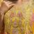 Yellow  embroidered fancy short kaftan tunic set