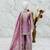light pink embroidered silk girls sharara set