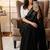 Black Color  handwork Georgette Saree