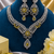 Rhodium Finish Electric Yellow Honey Diamond Necklace Set