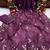 Wine Color Embroidery work Georgette Saree