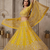Mustard Yellow Designer Lehenga Choli with Heavy Embroidery & Net Dupatta