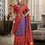  PURPLE silk blend saree 