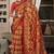  ORANGE silk blend saree 