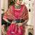PINK silk blend saree 