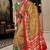  YELLOW silk blend saree 